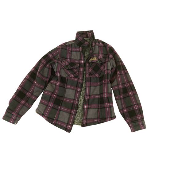 Stillwater Supply &Co Kids Plaid shacket Jacket Size 12 - Picture 1 of 6